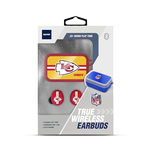 Image of SOAR NFL Wireless Sport Earbuds: Comfortable Fit & Convenient Charging