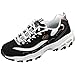 Skechers Wentylator D'Lites-Devoted - 13154-BKRG, - Czarny Czerwony Szary - 36.5 EU
