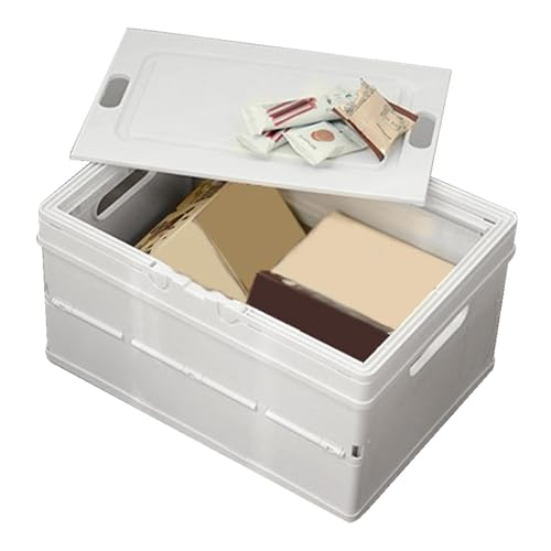 Bac de rangement empilable et pliable cube avec couvercle pour vêtements - 8