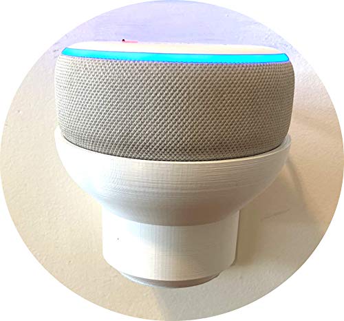 Suporte Apoio Tomada horizontal SPACE 20 Amazon Echo Dot 3 (BRANCO)