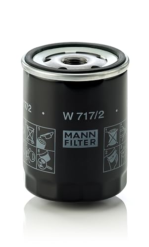 MANN-FILTER W 717/2 Filtro Dell'olio - Per Autovetture + Veicoli Commeriali-image