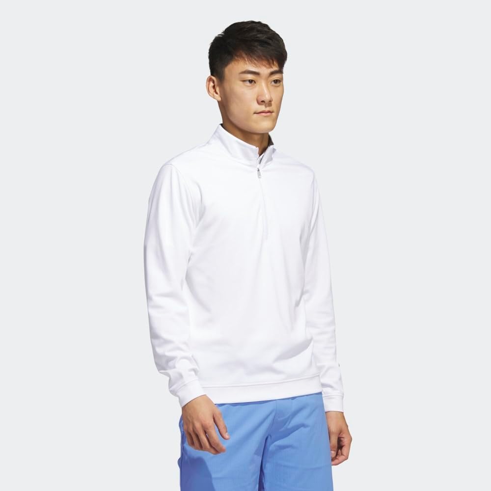 adidas Mens Elevated Quarter-Zip Pullover - Image 5