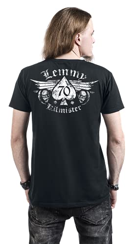 Motörhead Lemmy – Forever Homme T-Shirt Manches Courtes Noir Regular/Coupe Standard - Les Beatles, Paul McCartney, John Lennon, RIngo Starr, George Harrison Motörhead Lemmy - Forever Homme T-Shirt Manches Courtes Noir Regular/Coupe Standard – Image 8