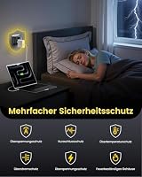 LENCENT Doppelstecker für Steckdose mit Überspannungsschutz 13.500A – Ansicht 4