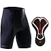 Pantaloncini da Ciclismo Leggeri da Uomo, Pantaloncini da Ciclismo Traspiranti e ad Asciugatura Rapida, Cuscino in Gel Spesso 5D, Elevata Elasticità e Comfort