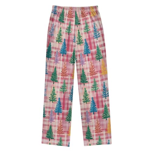 Christmas Pajama Pants Christmas Tree Tile Long Sleep Pants Lounge Bottoms2