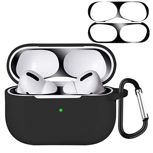 WADEFO Ή AirPods Pro 3 p P[Xy_XgK[htiubNjz AirPods Pro3 یJo[ LED CX[dΉ Jrit Sʕی h~ LYh~ ϏՌ ho y Ή GA[|bYv3 P[