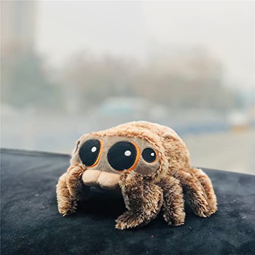 Cute Jumping Spider Plush Toy, Salticidae Springspinnen Spider Stuffed Animals Soft Spider Plushie Dolls Birthday Gifts For Kids Fans Adults Children #TOP3