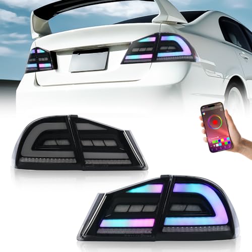 Amazon | Archaic シビック FD1 FD2タイプr FD3 専用 RGB テールランプ