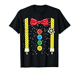 Clown Karneval Kostüm Clownskostüm Clowns Shirt