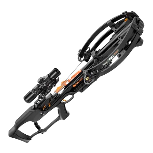 RAVIN R10 Crossbow Package – High-Performance Black Hunting Bow with Helicoil Technology, Crank Handle, and Illuminated Scope – Lightweight, Pre-Assembled, and Accurate – Ideal for Archery & Hunting