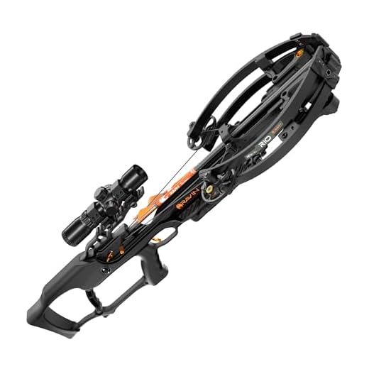 RAVIN R10 Crossbow Package - High-Performance Black Hunting Bow with Helicoil Technology, Crank Handle, and Illuminated Scope - Lightweight, Pre-Assembled, and Accurate - Ideal for Archery & Hunting