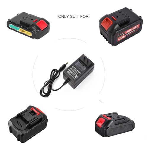 Lithium Battery Charger Replacement 21V 2A for AHPUCEP Weed Wacker Mini Chainsaw Lawn Trimmer Weed Eater Cordless Grass Trimmer String Trimmer