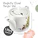 Spode Royal Worcester Oh Christmas Tree 16 Oz Teapot - Fine Bone China Tea Pot - Hand-Painted Woodland Critters, Dishwasher & Microwave Safe, Ideal Modern Teapot for Holiday Gatherings