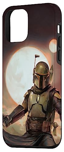 Coque rigide iPhone 12 mini Star Wars Boba Fett combat pose