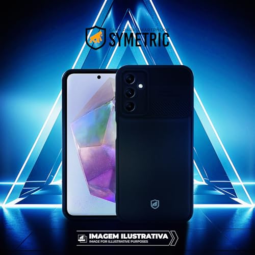 Gshield Capa Case Capinha Symetric Preta para Samsung Galaxy (A55)
