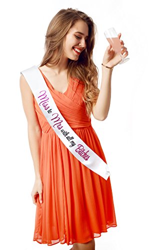 Naughty Bachelorette White Sash - Bachelorette Party Favors, Supplies, Ideas, And Decorations #TOP2