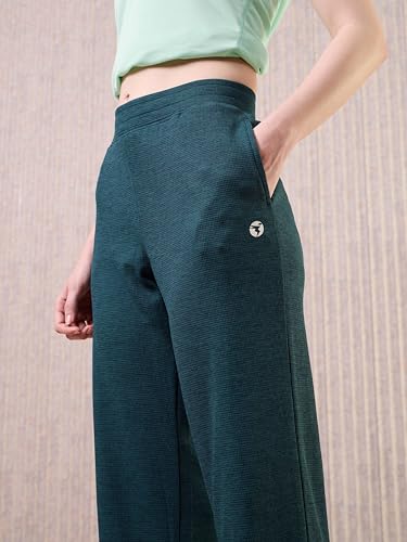 Image of TECHNOSPORT Women's Relaxed Fit Mid Rise Track Pant