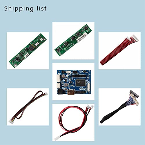 VSDISPLAY Audio LVDs Control Board for 21.5 inch 1920x1080 LM215WF3-SLA1 30pin WLED LCD Screen, for LM215WF3-SLA1 LVDS LCD screen - Image 3