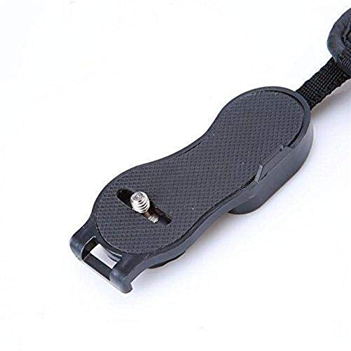 Image of HIFFIN PU Leather Soft Camera Hand Grip /Wrist Strap for Canon Nikon Sony SLR DSLR (Black)
