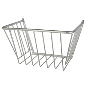 Kerbl 3231 hooiaufe, groot model, verzinkt; 75, 3×47, 5×46, 5cm