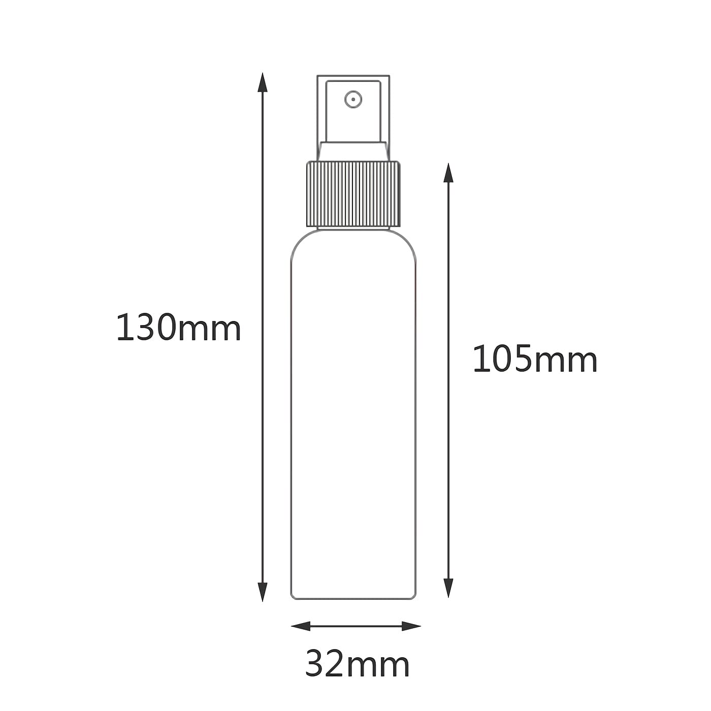 48 Stück Leer Kunststoff 60ml Braun Sprühflasche Klein mit Transparent Feinen Nebel Sprühpumpe, Reiseflaschen Zerstäuber Pumpflasche Parfumzerstäuber für Wasser