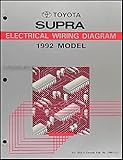 1992 Toyota Supra Wiring Diagram Manual Original