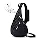 Produktbild TINYAT Aktualisierung zur Erweiterung der USB-Schnittstelle Schultertasche Crossbody Verstellbare Brusttasche, Wanderrucksack Sport-Fahrradrucksack Geeignet für die Arbeit von Schülern oder für dT509