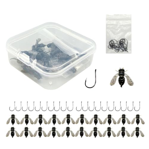 Fly Fishing Bait, Trout Fish Attractant Fly Fishing Bait With Hook