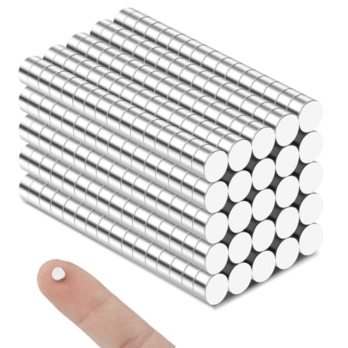 Small Magnets, 400 Pack Refrigerator Magnets 5x3mm Rare Earth Magnets Neodymium Magnets for Crafts, Whiteboard, Kitchen Cabinet