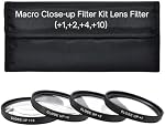 Acuvar Close-up Filter Kit 52mm +1/+2/+4/+10 Lens Set 52mm Filters for Digital Cameras and DSLR Cameras, Macro Lens Kit for Canon, Nikon, Sony, FujiFilm, Olympus, Pentax, Sigma, Tamron Digital Cameras