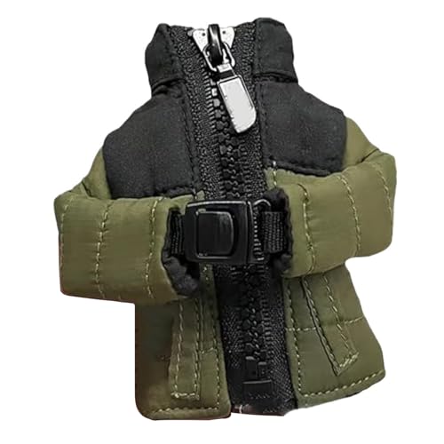 LEAQU Hoodie Keychain Keep Your Keys Warm Mini Down Jacket