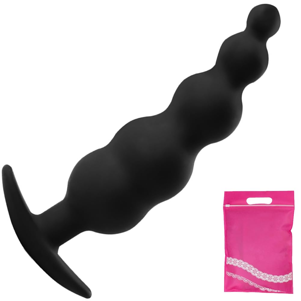 Silicone Anal Beads Butt Plugs Huge Anal Beads Plug Soft Butt Plug Anal Trainer Prostate Massage Vagina Stimulation