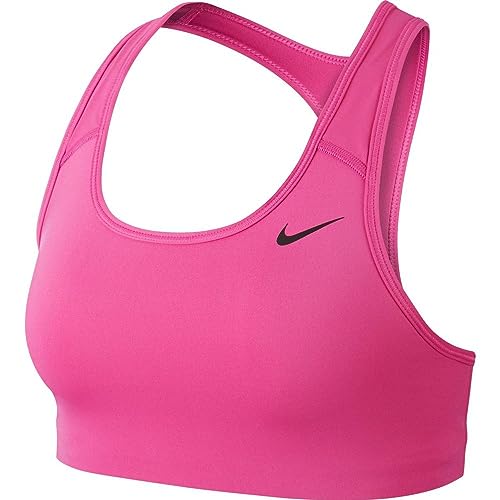 Image of Nike Polyester Womens Swoosh Bra Non PAD Bra L Women Training