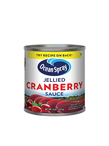 Ocean Spray Gluten Free Jellied Cranberry Sauce, 8 Ounce Cans (24 Cans Total)