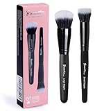 Bueart Design Domed Stipple Makeup Brush with Small Stipple Makeup Brush For lightly applies and blends face powders, liquid blush and creams foundation. M11