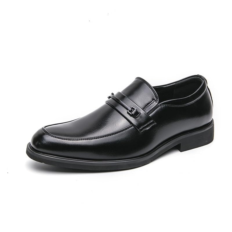 Men's Dress Oxfords Shoes Men Classic Leather Fashion Sneakers Slip-On Wedding Loafers Shoes for Men