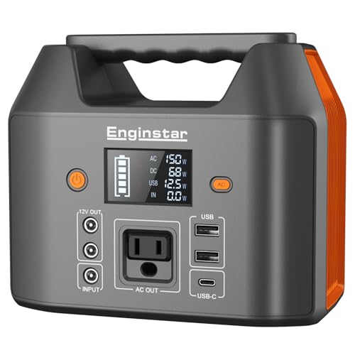 EnginStar Power Bank with AC Outlet 150W 110V Laptop Power Bank, 155Wh/ 42000mAh Battery Bank,...