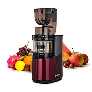 BioChef Atlas Whole Slow Juicer Pro Estrattore di Succo, Rosso