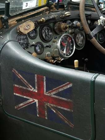Vintage British Car Interior by Goddard, Martyn - Fine Art Print on