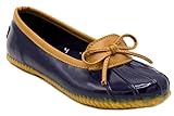 Sugar Rain Shoes for Women Slip On Clogs Short Womens Duck Boots | Swippery 6 Navy