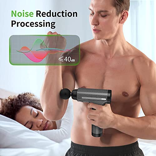 Cholas Massage Gun, Muscle Therapy Gun For Athletes, Deep Tissue Percussion Body Muscle Massager With 30 Adjustable Speeds, 10 Types Of Massage Heads, Handheld Massager For Neck Back Pain Relief #TOP5