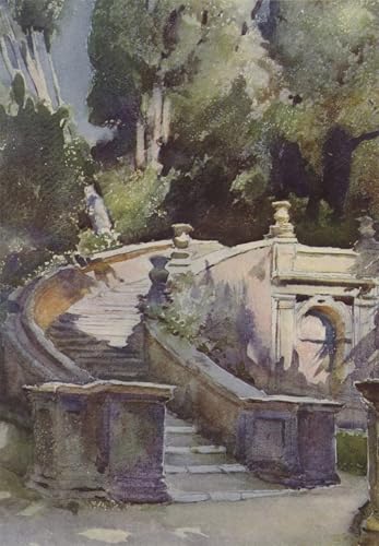 Peinture sur toile Tivoli Villa Deste pour créer une ambiance nordique en chambre