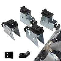 BONJUME 4tlg Motorradreifen Adapter, Motorradreifen Adapter für Reifenmontiermaschinen Unter 49 mm Standard Backenkralle Hochwertiger Stahl Vernickelte Oberfläche Reifenwechsler-Adapter