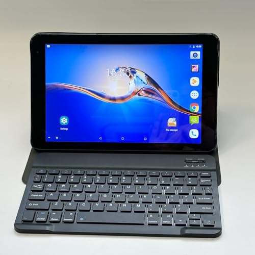 Image of 10.1inch Android 8.1 Tablet, 8-Core Tablet PC with Keyboard & Cases, 3GB+128GB(TF 256G), Dual 4G SIM, T860 GPU, BT5.0, GPS, WiFi 5, Face Unlock, Dual Cameras, 5000mAh Battery (Black, 3)