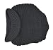 SSK® Rasta Dread Knit Tam Hat - "Dreadlocks Cap" (Medium Length Solid Black, with Brim)