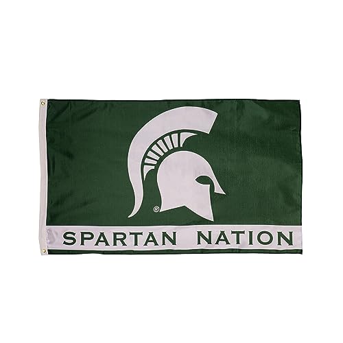 BSI NCAA College Michigan State Spartans 3 X 5 Foot Flag with Grommets Nation Flag