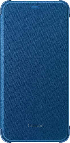 Honor 9 Lite Pu Flip Cover, Blu
