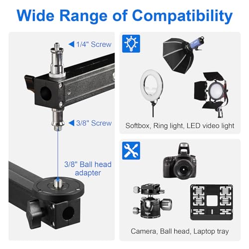 Image of Selens 98.4 inch /250cm Heavy Duty Light Stand, Max Load 33lbs /15kg