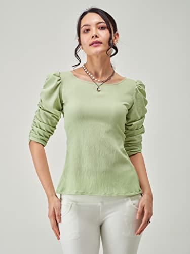 Image of AASK Casual Solid Women Top